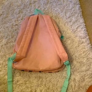 Small pink cactus backpack